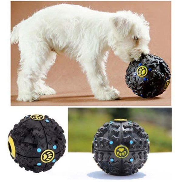 Pet Dog Cat Puppy Play Train Squeaky Sound Toy Chew Ball