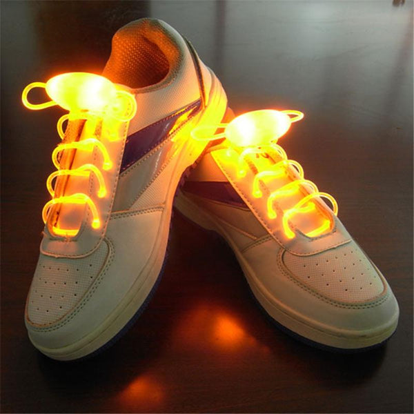 New Multi-Color Cool Night Run Neon LED Shoe laces Shoes Strap Glow Stick Light Shoelaces Accessories Party Supplies