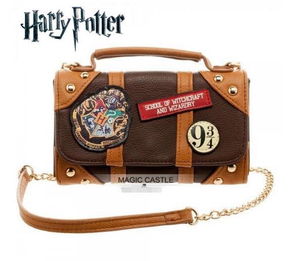 Harry Potter Hogwarts School Badge Wallet Bag Package Gift
