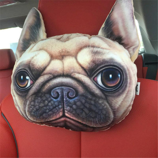 Headrest Cat Dog emoji Shape Sofa Cushion