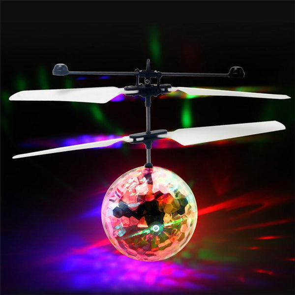 Amazing Flying LED Disco Ball Drone Helicopter - LADSPAD.UK