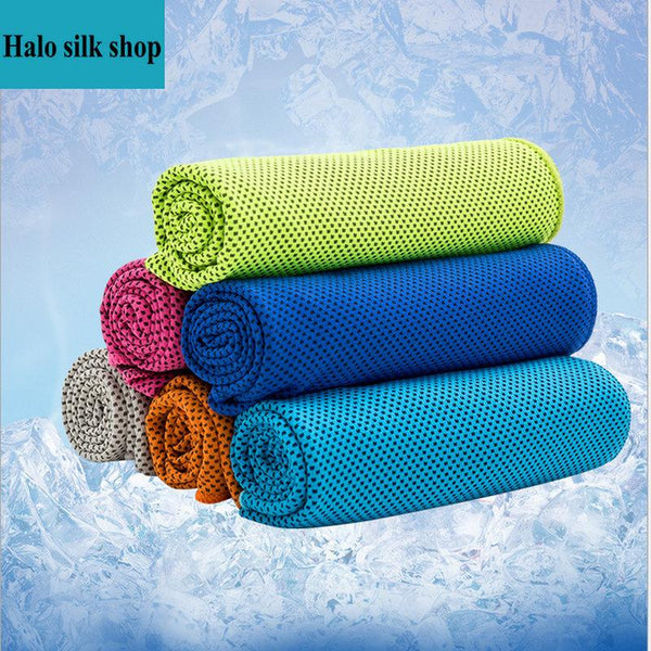 6 Color  Microfiber Towel  Cold Towel Summer Sports Ice Cool Towel PVA Hypothermia Cooling Sports Towel 30*100CM - LADSPAD.UK