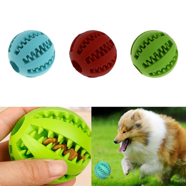 Dog Chew Toy Food Dispenser Ball - LADSPAD.UK
