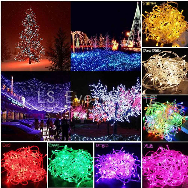 HOT sale Led String Lights 10M 20M 30M 50M 100M Xmas Holiday light outdoor decor lamp for party wedding garden christmas Fairy