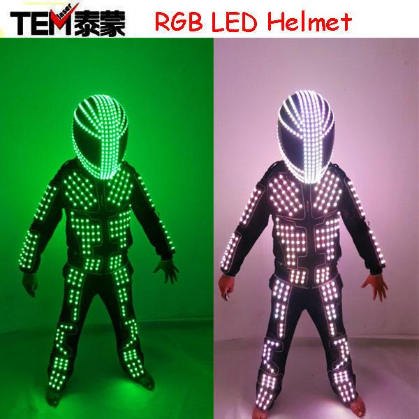 New arrived LED Costume Clothes Festive Party Supplies Luminous  Glowing Suits / Stage Performance Clothing / Robot Costume