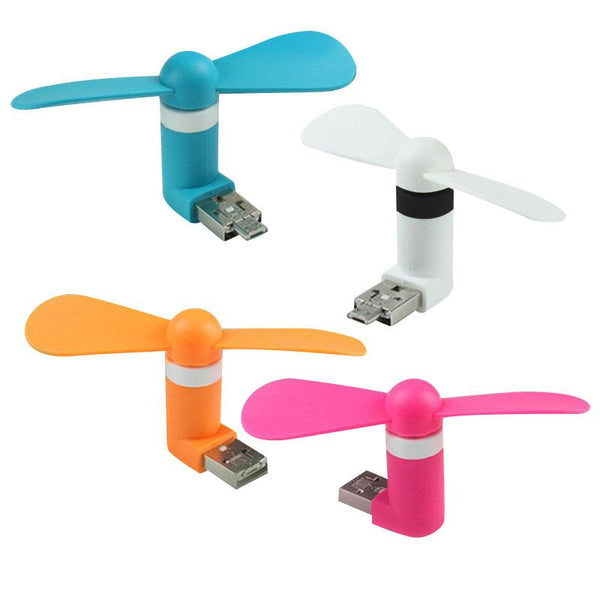 Pocket Fans USB Gadget Portable Summer Micro USB Cooling Fan Mini Fan Universal For Xiaomi Android OTG Phones Power Bank Laptop