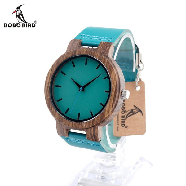 BOBO BIRD C-C28 Wood Wristwatches Fashion Antique Erkek Watch with Leather Band Casual Quartz Watch for Unisex in Paper Gift Box - LADSPAD.UK
