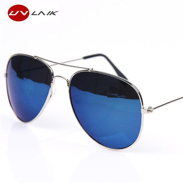 UVLAIK Aviation Sun Glasses For Men Women Brand Designer Vintage Masculine Sunglasses Female Male Glasses Women's Men's Goggle