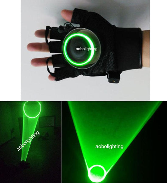 New 532nm Green Laser Gloves Vortex Effect Stage Laser lights Chargable DJ Party laser lighting left or right  hand