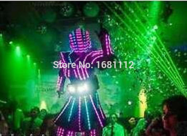 Female robot / female light  clothing/ LED Costumes/LED Clothing/Female LED Robot suits