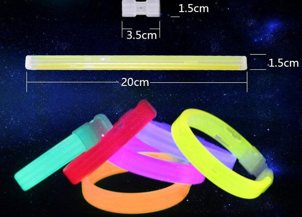 15Pcs Fluorescent Sticks Bracelets Necklaces - LADSPAD.UK