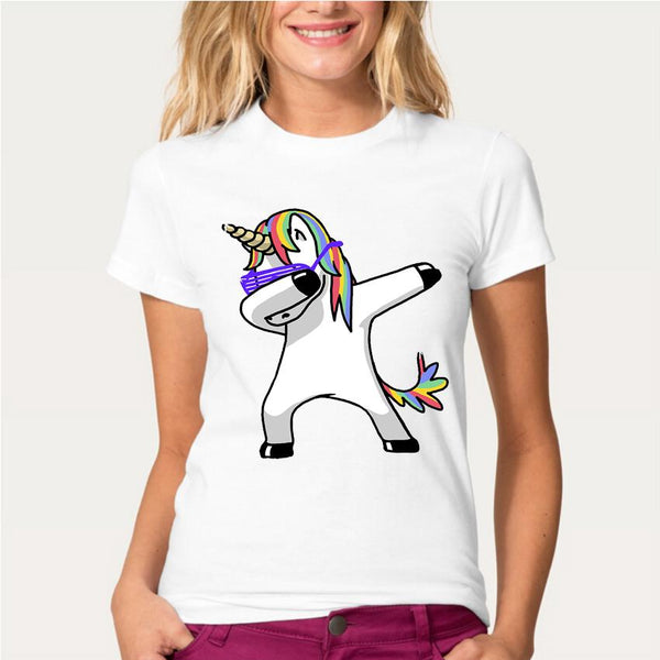 Cartoon Unicorn T-shirt - LADSPAD.UK