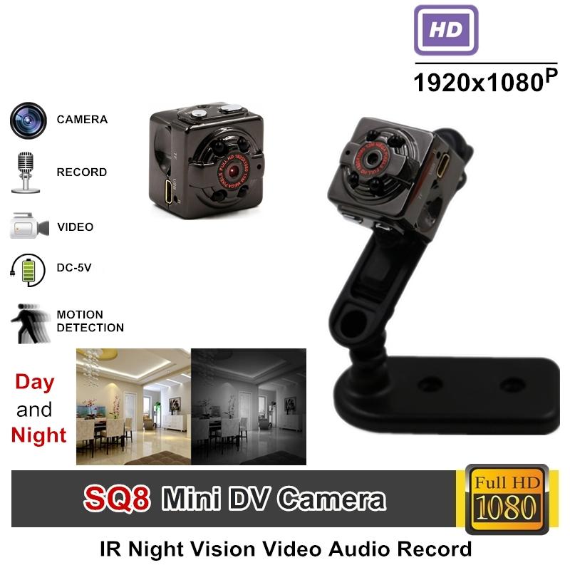 TANGMI Full HD Video 1080p DV DVR Mini Camera Camcorder SQ8 Micro Cam Motion Detection With Infrared Night Vision