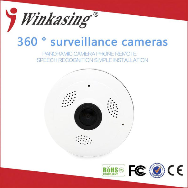 960P Wireless IP Camera FishEye Smart Home 1.3MP Home Security WiFi Camera Panoramic  CCTV 3D 360 degree VR Camera - LADSPAD.UK