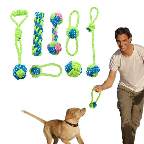 Dog Rope Toy Knot Puppy Chew Toy - LADSPAD.UK