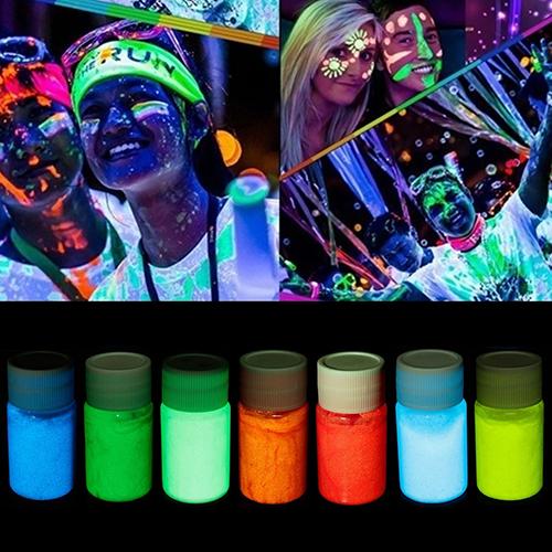 20ML UV Glow Face Body Luminous Paint Fluorescent Luminescent Halloween Party Make Up - LADSPAD.UK