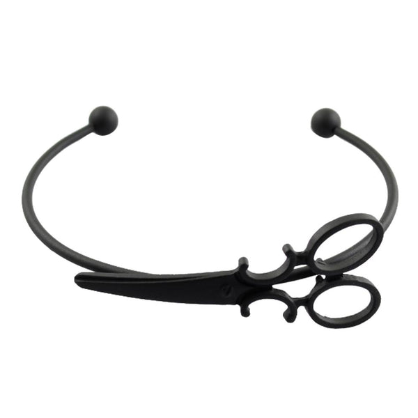 Design Cuff Bracelet Scissors Adjustable Bangles Bracelets For Women Jewelry BK