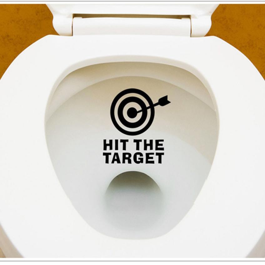 Funny toilet sticker