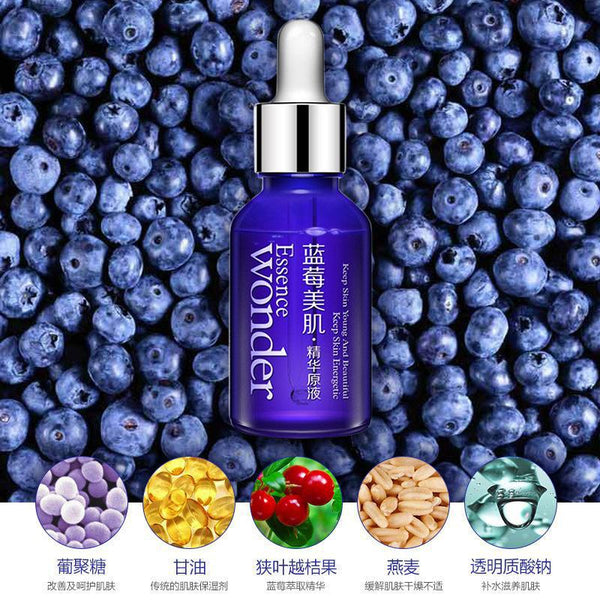 Blueberry Miracle Hyaluronic Acid serum Anti Wrinkle Anti Aging Collagen Pure Essence Whitening Moisturizing Day Cream face 15ml - LADSPAD.UK