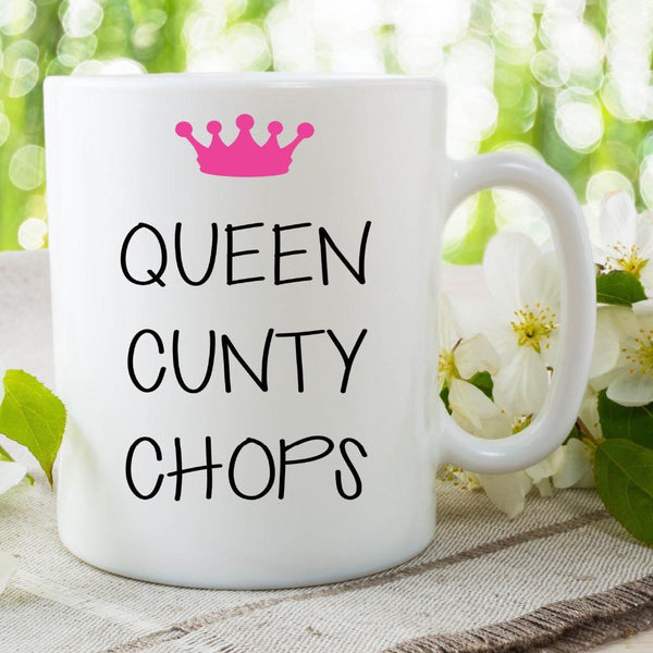 Queen Cunty Chops mugs Office porcelain Coffee Mugs cups ceramic tea cups home decal