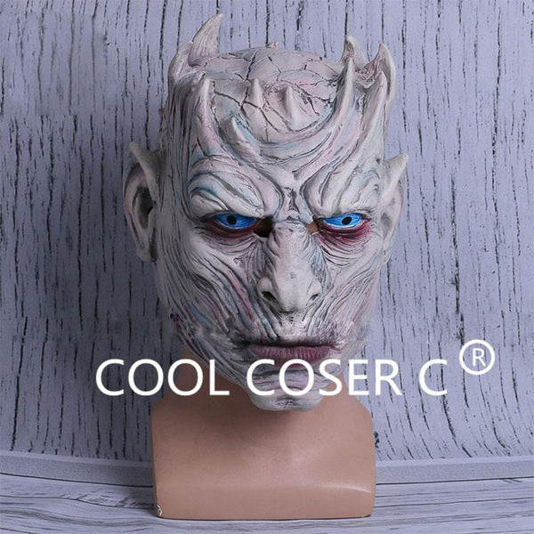 Game of Thrones Night's King Cosplay Mask The white Walkers Masks Halloween Costume Accessories Face Cover Haunted Props