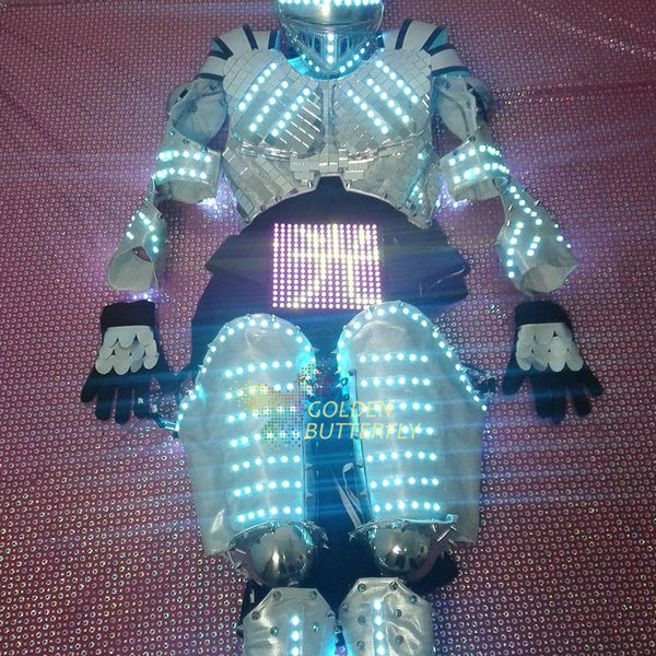 2017 LED Clothing Full color color clothes Children show clothing Display function LED Costumes Performance clothing  LED Robot - LADSPAD.UK