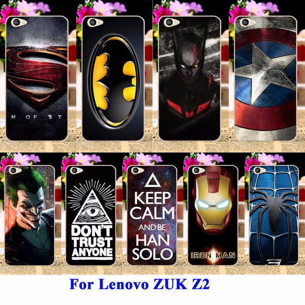AKABEILA Cases For Lenovo ZUK Z2 5.0 Inch Housing Covers Skin Protector Sheath Durable Back Shell Captain American Batman Bags - LADSPAD.UK