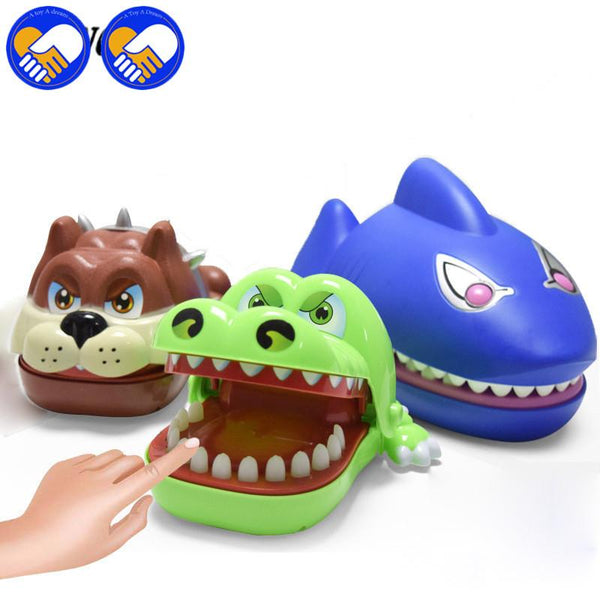 Funny Toys Shark Bulldog Crocodile Dentist Bite Finger Game