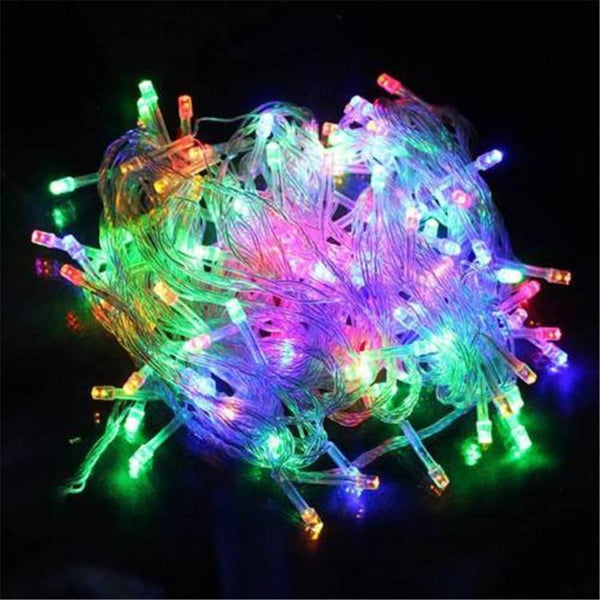 Outdoor christmas led string lights 100M 50M 30M 20M 10M 2M decorative fairy light holiday lights lighting tree garland decor