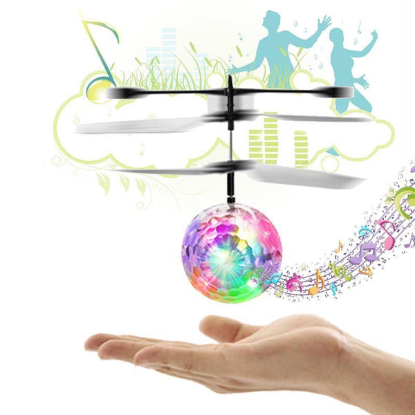 RC Flight Ball Flying Ball Induction Aircraft Light Mini Heli Toy Shine Musical Shape Gift Children's RC Toy