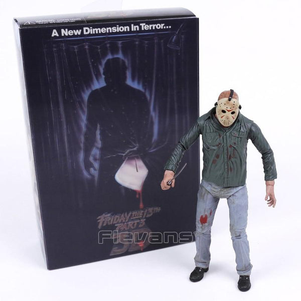 NECA Friday the 13th Part 3 3D Jason Voorhees Action Figure Collectible Model Toy 7inch 18cm
