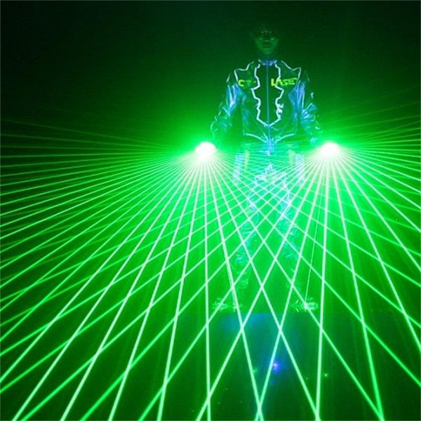drop ship Laser Gloves DJ Tunnel Effect Auto Rotating Vortex Laser Glove Laser hand light for DJ Dance Party Club red green - LADSPAD.UK