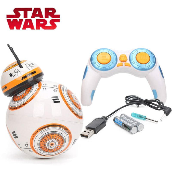 17cm Star Wars Toy RC BB8 Robot 2.4G Upgrade Remote Control Toys BB8 Robot Intelligent with Sound - LADSPAD.UK