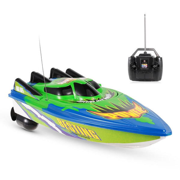 Remote Control Boat Ship 27MHZ ABS Radio Control Racing Boat RTR Electric Ship RC Waterproof Toy Brushed motor Built in battery