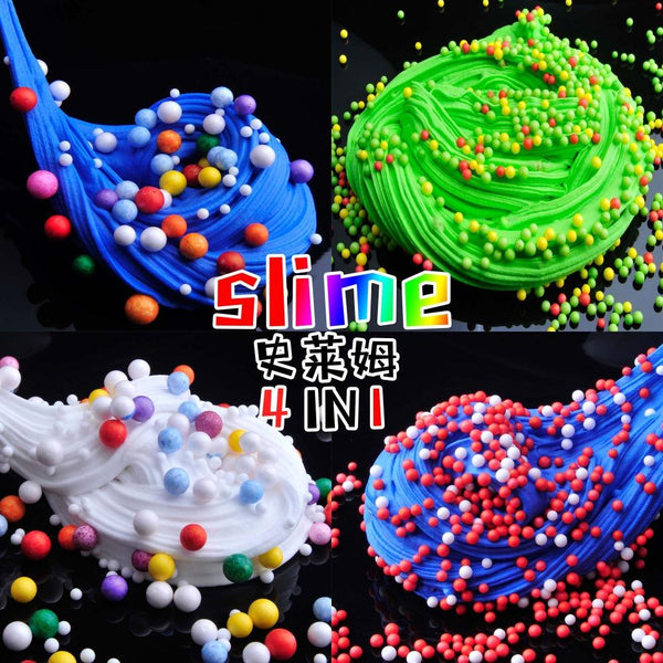 Kids Baby fluffy Intelligente DIY Squishy Hand Gum Slime Plasticine Rubber Modder Playdough antistress slime