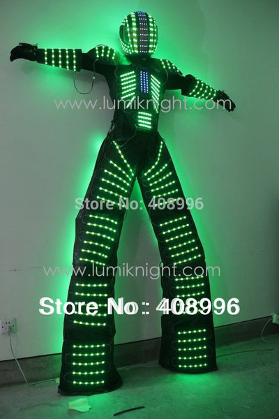 LED Robot Costume / David Guetta LED Robot Suit/ illuminated kryoman Robot