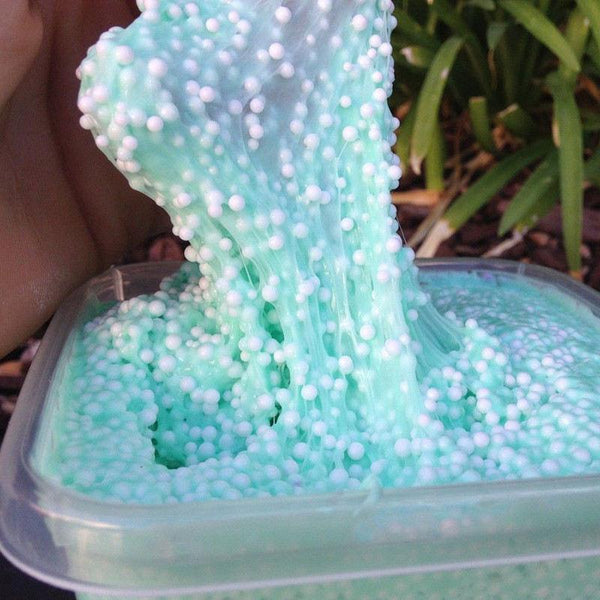 New Cotton Mud Ball Fluffy Slime Box Big Poke Ramen Clear DIY Plastic Decompression Venting Mud 60ml Glue for Slime